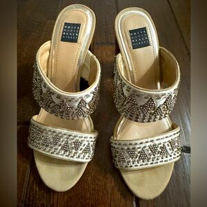Beaded detail heels - White House Black Market - 6M